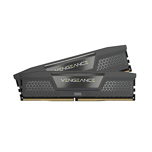 CORSAIR Vengeance DDR5 32GB (2x16GB) DDR5 Up to 6000MHz CL36 AMD EXPO Intel XMP iCUE Compatible Computer Memory – Grey (CMK32GX5M2E6000Z36)