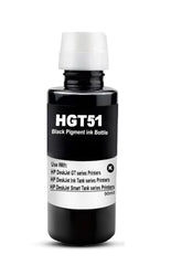 CANOFF GT53Xl for HP Black Pigment Refill Ink Compatible for HP Ink Tank 115, 310, 315, 319, 410, 415, 416, 419, 455, 500, 515, 530, 615, GT 5810, GT 5811, GT 5820 (GT53XL Black 5, 135ml)