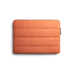 DailyObjects Large Stria Portable Laptop Sleeve | Durable Polyester |Compatible with Laptop/MacBook Air/Pro Upto 16 Inch |Lightweight Water Resistant Fabric |Padded Compartment with Zip Closure- Grey