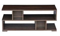 DeckUp Siena Engineered Wood Coffee Table (Dark Wenge, Matte Finish)