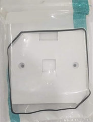 MakWorld Combo Deals - RJ45 CAT6E Lan I/O Network Keystone Jack + Gang Box + Single Port Face Plate (Set of 5)