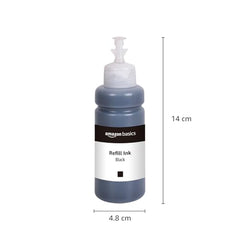 Amazon Basics Compatible Ink Refill Kit for Epson L130,L360,L380,L361,L565,L210,L220,L310,L350,L355,L365,L385,L405,L455 and L485 Printers | Vivid Color Matching Multi-Color Pack(C/M/Y/Bk - 70g x 4)