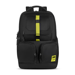 Skybags Hustle 15.6 Inch Compatible Laptop Backpack 31L | 3 Compartments with Flushed USB Ports (Type A & Type C) & Rain Cover | Side Bottle Pockets | Office & Travel Backpack for Men & Women (Navy)