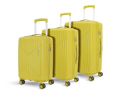 KAMILIANT by American Tourister Savvy|Trolley Bag Set of 3 (55+70+80 cms) for Travel| Hard Case Polypropylene (PP) Suitcase|360° 8-Wheel Spinner Luggage Trolley|Combination Lock|Sea Blue