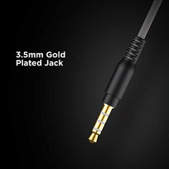 boAt Bassheads 900 Wired On Ear Headphones with Mic (Carbon Black)