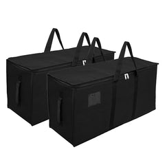 Storite Jumbo Super-Size 81 L Canvas Moisture Proof Heavy Duty Storage Bag | for Toys/Stationery/Blankets/Clothes/Moving Bags MultiPurpose With Strong Reinforced Handles Rectangular Cream (87x26x36 cm)