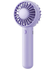 Gaiatop Mini Portable Fan, Powerful Hand Fan Cute Design 3 Speed Personal Small Desk Fan With Base, Lightweight Rechargeable Usb Handheld Fan For Girl, Women, Men, Indoor, Outdoor, 15 Cm, Pink