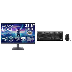 Lenovo LOQ 27Q-10 (Smartchoice) | 27" (68.5cm) QHD (2560x1440) IPS 180Hz Gaming Monitor | 0.5ms, HDR10 Compliance, AMD FreeSync, 99% sRGB, 2xHDMI 2.1 TMDS, 1xDP 1.4| Tilt | Lunar Grey | 68F3GACBIN