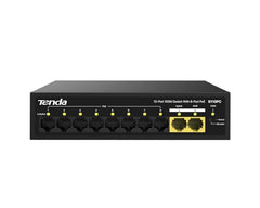 Tenda S110PC 10-Port 100M Lite PoE Switch with 8-Port PoE (Black)