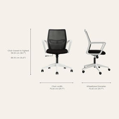 Interio by Godrej Vurv Mesh Mid Back Study Chair