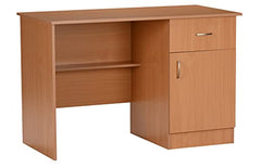 DeckUp Hermes Engineered Wood Study & Computer Table and Office Desk (Bavarian Beech, Matte Finish)