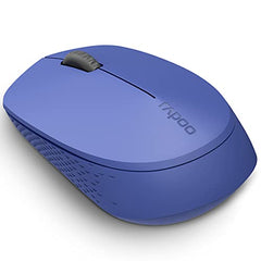 Rapoo M100 Multi Device Bluetooth 4.0, 5.0 & Wireless 2.4GHz Mouse, Blue