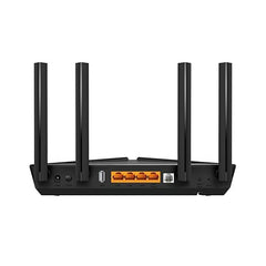 TP-Link XC220-G3V AC1200 Wireless 4 Gigabit Port, 1 VOIP Port, XPON Wireless Router (Black, Dual Band) with 2 External Dual Band Antennas, Easy Remote Management