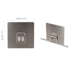 Shivstor 15 Pack Self Adhesive WallHook Heavy DutyHook for Hanging Without Drilling Transparent Nail Free StickyHook Strong Wall Hanger Set of 15 FlowerHook for Kitchen Bathroom Home Storage