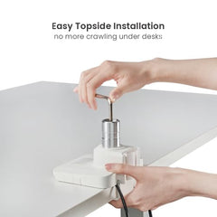 Jin Office White Monitor Stand Heavy Duty for 13"-49" Inch Monitor | Strongest Gas Spring Arm with 20KG Wt. Cap| Check VESA Holes Behind Your Monitor Supports Upto 200 * 200mm VESA