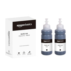 Amazon Basics Compatible Ink Refill Kit for Epson L130,L360,L380,L361,L565,L210,L220,L310,L350,L355,L365,L385,L405,L455 and L485 Printers | Vivid Color Matching Multi-Color Pack(C/M/Y/Bk - 70g x 4)