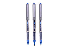 uni-ball Eye UB157 0.7 mm Roller Ball Pens, Black Ink, Pack of 3