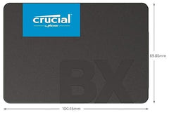Crucial 1TB BX500 2.5 inch Internal Solid State Drive with SATA and 3D NAND Technology