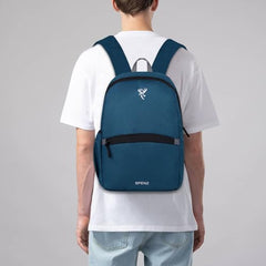 Spenz Saffron Mini Laptop Casual Backpack for Office School & College | Bag for Men & Women(Grey)