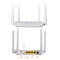 HI-Focus LTE 4G Sim Router|Support 4G or 5G Sim All Carrier|Upto 150 MBPS Speed|Long Range Coverage 150 Mbps 4G Router |Ethernet|2.4Ghz WiFi| (White, Single Band)… (HF-R1100T-4G)