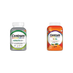 Centrum Adults 50+ Multivitamin Tablet for Men & Women|With 23 Vital Nutrients including Zinc,Magnesium, Vitamin B,C,D, Calcium for Energy, Strong Joints, Immunity and Heart Health|Veg - 50 tablets