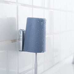SYGA Set of 2 Wall Mounted Washing Cup Toothbrush Holder(Grey)