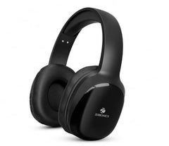 Zebronics Thunder Pro (2026 Upgrade) Wireless Headphones, BT v6.0, Up to 60h Playback, Dual Pairing, 40mm Drivers, ENC, Gaming Mode, Deep Bass, AUX & microSD, Rapid Charging (Black)