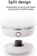 SYGA 600 ml Electric Tea Kettle Collapsible Electric Travel Kettle Dual Voltage Food Grade Silicone