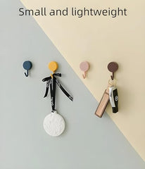 Shivstor 15 Pack Self Adhesive WallHook Heavy DutyHook for Hanging Without Drilling Transparent Nail Free StickyHook Strong Wall Hanger Set of 15 FlowerHook for Kitchen Bathroom Home Storage