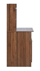 DeckUp Zeus Engineered Wood Study Table and Office Desk (Wotan Oak & White)