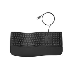 HP 970 Creator Keyboard, Wireless and Multi-Device with 20 programmable Shortcut Keys, Backlit with sensors, up to 6 Month Battery, AES encrypted, 1yr Warranty, 0.67 kg, Silver