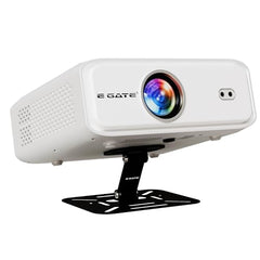 E GATE Atom 3X Projector 4k Ultra HD, Automatic Keystone & Precise Focus, 1080p Native | Rotatable Design | Android 14, Netflix Prime 11,000 Lumens, HDMI-ARC WiFi-6 BT, for Home use Egate