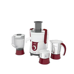Philips HL7579/00 600 Watt Turbo Juicer Mixer Grinder with 3 Jars -Blend and Carry, Nutri Juicer Jar, Multi Purpose jar