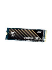 MSI SSD SPATIUM M450 PCIe 4.0 NVMe M.2 500GB V1 – Internal Solid State Drive, up to 3600 MB/s Read & 2300 MB/s Write, PHISON E19T Controller, 3D NAND, Built‑In Data Security, 5‑Year Warranty (300 TBW)
