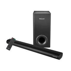 Honeywell Moxie V500 10W Portable USB Wired Soundbar, Speaker for PC,Desktop and Laptop with Volume Control and 3.5 mm AUX,2.0 Channel,52mmX2 Drivers,Plug &Play,2 Yrs Maufacuturer Warranty