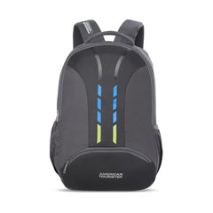 American Tourister Martt+ 01 | 28L Backpack | 17" Laptop Bag | 3.5 Compartments | Office & College Backpack for Men and Women | Rain Cover Included | Grey | 1 Year Global Warranty