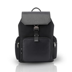 RARE RABBIT Gallardo 35L Water Repellent Backpack - Black Anti-Theft Business Travel Bag with 16" Laptop Compartment, Free Size