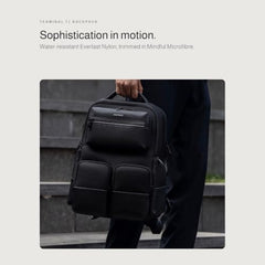 scarters Terminal T2 Backpack 24L, Fits 15.6" Laptop (Black)