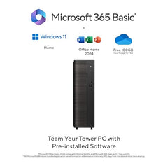 ASUS V501 (2026),Intel Core 5 210H (i5-14th Gen),Intel UHD iGPU, 8GB RAM, 512GB SSD,Windows 11,M365 Basic(1Y)* Office 2024,Black,5.06 Kg,V501SV-05210H008WS,with wired Keyboard & Mouse,Desktop Tower PC