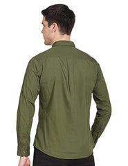 Amazon Brand - Symbol Men's Pack of 2 Cotton Casual Shirt| Regular Fit | Plain | Full Sleeve | Available in Plus Sizes