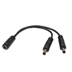Erh India 12v DC Female to Male V Splitter connector wire 12 Volt for Power Supply, LED Strip Light, CCTV etc.