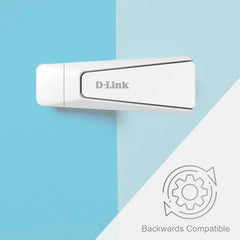 D-Link AX18U AX1800 Wi-Fi 6 USB Adapter, Wi-Fi Dongle,MU-MIMO, Dual Band, Foldable Antenna, WPA3, USB 3.0, Lower Latency, Compatible with Windows 11/10