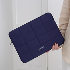 Linpr Puffy Laptop Sleeve 15-16 Inch, Laptop Carrying Case, Matte Blue