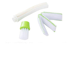 Syga Duster Automotive Air Conditioner Cleaner and Brush, Dust Collector Cleaning Cloth Tool for Keyboard, Window, White, 16.5 x 4 cm