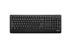 Lenovo USB-A Wireless Keyboard, Reliable Wireless connectivity, Upto 1 Month Battery Life, Spill-Resistant, Durable Keys with up to 10 Million clicks, ROHS Compliant, 0.436Kg, 4Y41U02455, 1Y Warranty