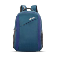 American Tourister Martt+ 01 | 28L Backpack | 17" Laptop Bag | 3.5 Compartments | Office & College Backpack for Men and Women | Rain Cover Included | Grey | 1 Year Global Warranty