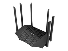 Tenda AC5 V3 AC1200 Wireless Dual Band WiFi Router, Speed Up to 867Mbps/5GHz + 300Mbps/2.4GHz, IPV6, Parental Control, Support Guest Network, 4*6dBi Externe Antennen (White)