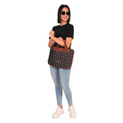 Tabelito Laptop Sleeve Bag 13" to 15.6 inch for Women Jute and Vegan Leather Office Everyday Handbags