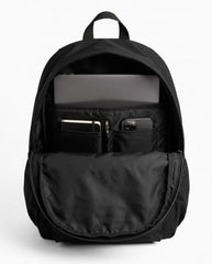 Half Moon Midnight Anti-Theft Laptop College Bag | 2 compartments, bottle holder, organizer, school bag for boys and girls, college bag for women and men, office bag, travel bag man (Dark Black)