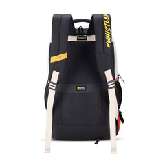 Skybags Namma 16.5" Compatible Laptop Backpack 40L | 2 Compartments with Quick-Access Front Pocket & Rain Cover | Tablet Sleeve & Side Bottle Pocket | CSK Travel Backpack for Men & Women (Black)